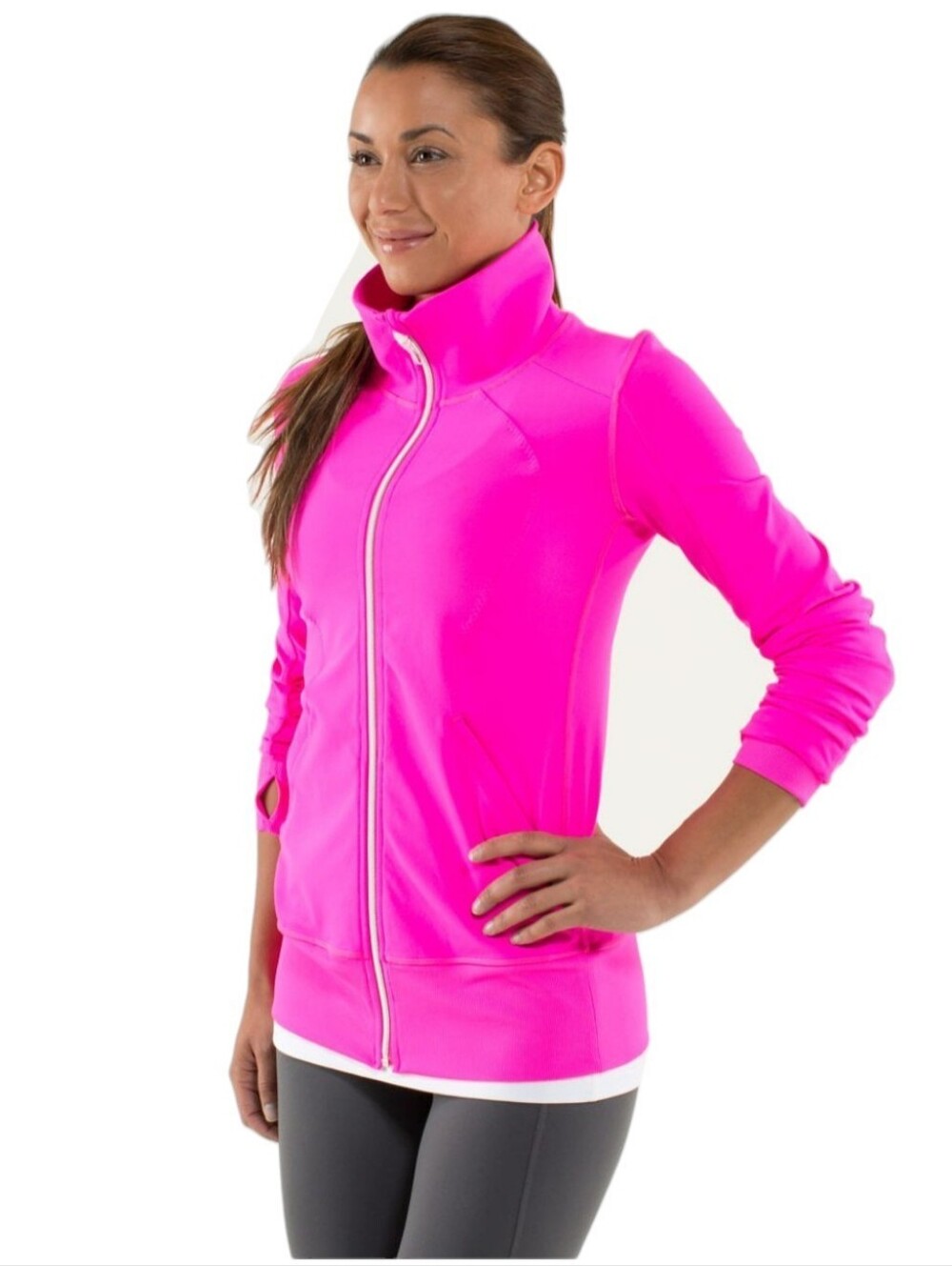 Lululemon Contempo Jacket In Raspberry Glo Light